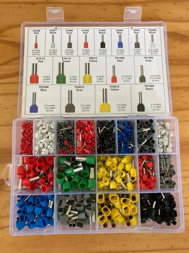 Double wire ferrule kit1200pcs - double,